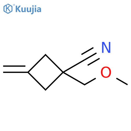 Cyclobutanecarbonitrile, 1-(methoxymethyl)-3-methylene- structure
