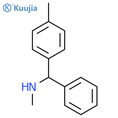 N-Methyl-1-phenyl-1-(p-tolyl)methanamine structure