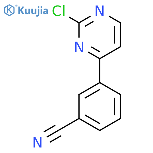 3-(2-Chloropyrimidin-4-yl)benzonitrile structure