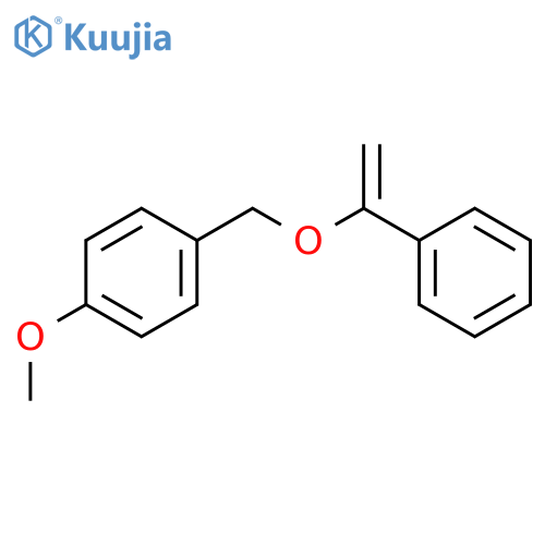 Benzene, 1-methoxy-4-[[(1-phenylethenyl)oxy]methyl]- structure