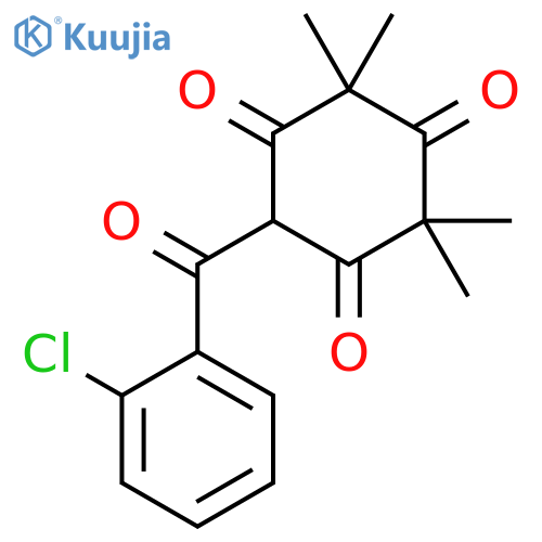 1,3,5-Cyclohexanetrione, 6-(2-chlorobenzoyl)-2,2,4,4-tetramethyl- structure