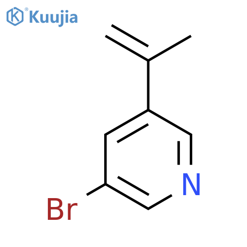 3-Bromo-5-(prop-1-en-2-yl)pyridine structure