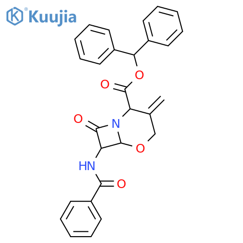 (6R,7S)-7-(Benzoylamino)-3-methylene-8-oxo-5-oxa-1-azabicyclo4.2.0octane-2-carboxylic Acid Diphenylmethyl Ester structure