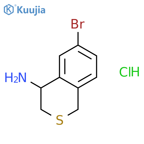 6-Bromoisothiochroman-4-amine hydrochloride structure