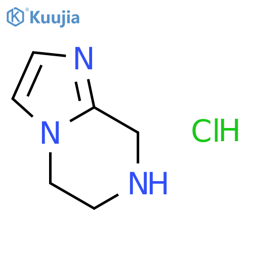 5H,6H,7H,8H-imidazo[1,2-a]pyrazine hydrochloride structure