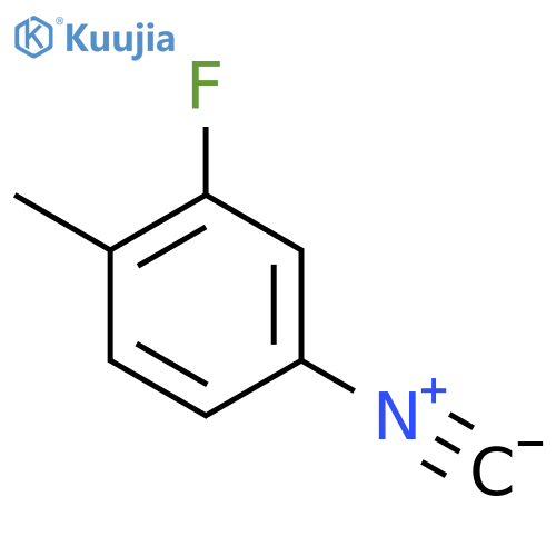 2-fluoro-4-isocyano-1-methylbenzene structure