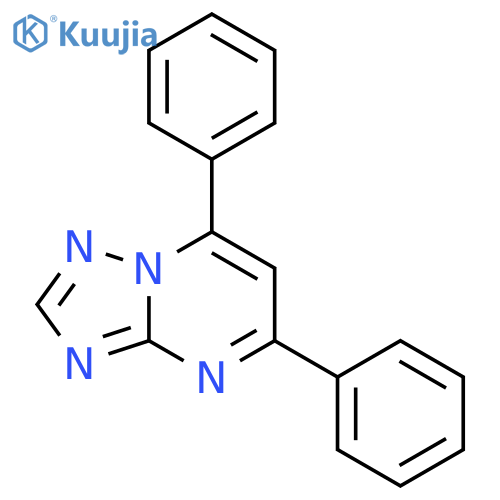 5,7-diphenyl-[1,2,4]triazolo[1,5-a]pyrimidine structure