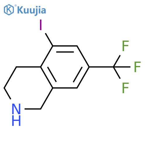 5-Iodo-7-(trifluoromethyl)-1,2,3,4-tetrahydroisoquinoline structure