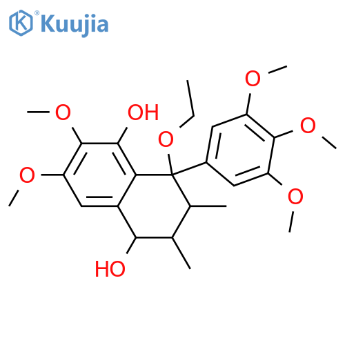 2,7'-Cyclo-8,8'-lignan-3,3',4,4',5,5',7,7'-octol; (7ξ,7'S,8R,8'R)-form, 7'-Et, 3',4,4',5,5'-penta-Me ether structure