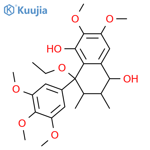 2,7'-Cyclo-8,8'-lignan-3,3',4,4',5,5',7,7'-octol; (7ξ,7'S,8S,8'R)-form, 7'-Et, 3',4,4',5,5'-penta-Me ether structure