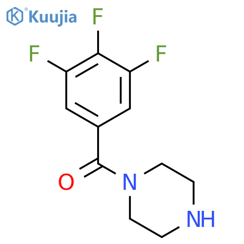 1-piperazinyl(3,4,5-trifluorophenyl)-Methanone structure