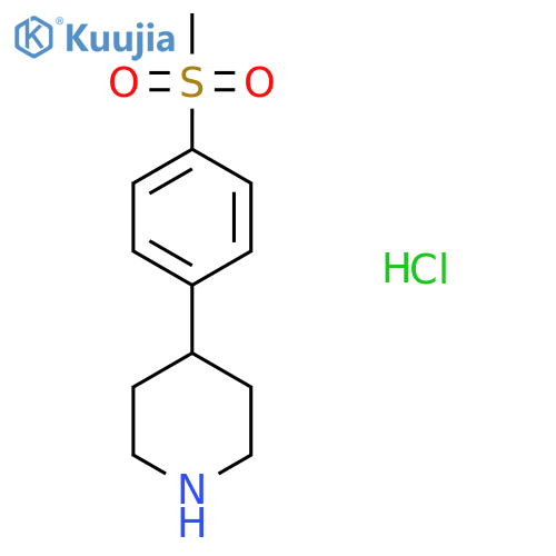 4-(4-Methanesulfonyl-phenyl)-piperidine hydrochloride structure