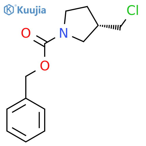 3(S)-Chloromethyl-pyrrolidine-1-carboxylic acid benzyl ester structure