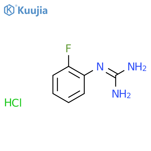 N-(2-Fluoro-phenyl)-guanidine hydrochloride structure