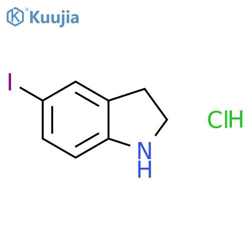 5-Iodo-2,3-dihydro-1H-indole Hydrochloride structure