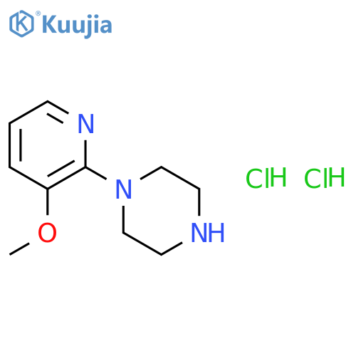 1-(3-methoxypyridin-2-yl)piperazine dihydrochloride structure