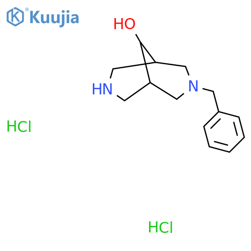 3-Benzyl-3,7-diaza-bicyclo3.3.1nonan-9-ol Dihydrochloride structure