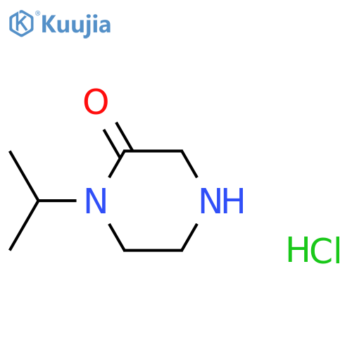 1-(propan-2-yl)piperazin-2-one hydrochloride structure