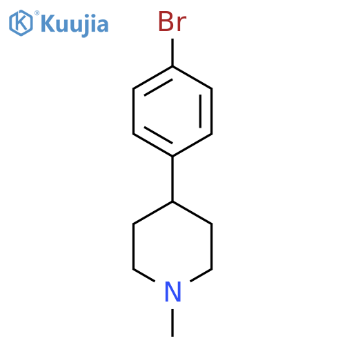 4-(4-Bromo-phenyl)-1-methyl-piperidine structure