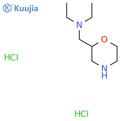 Diethyl-morpholin-2-ylmethyl-amine dihydrochloride structure