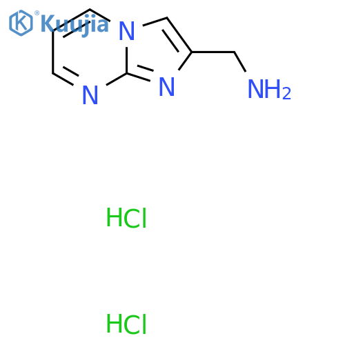 2-Aminomethylimidazo1,2-apyrimidine Dihydrochloride structure