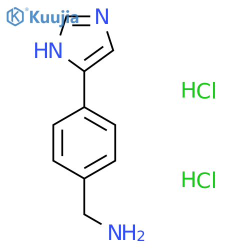 4-(1H-Imidazol-4-YL)-benzylamine dihydrochloride structure