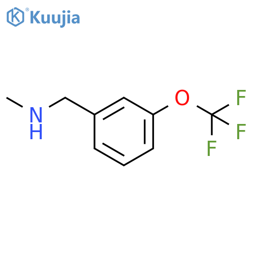 N-Methyl-1-3-(trifluoromethoxy)phenylmethanamine structure