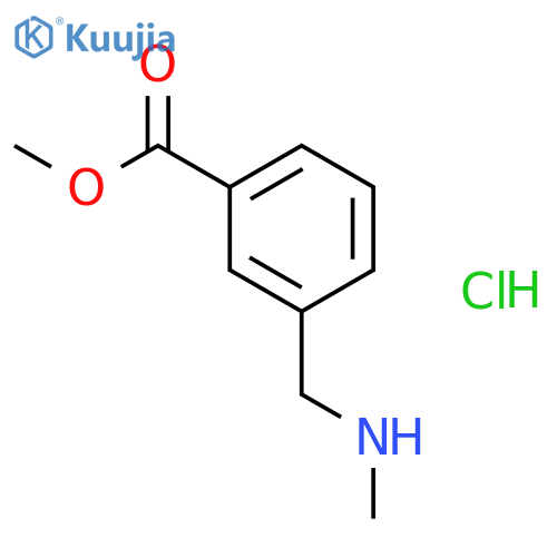 Methyl 3-(Methylamino)methylbenzoate Hydrochloride structure
