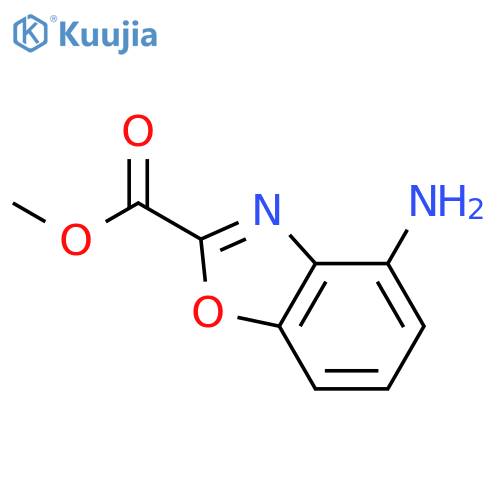 Methyl 4-aminobenzo[d]oxazole-2-carboxylate structure