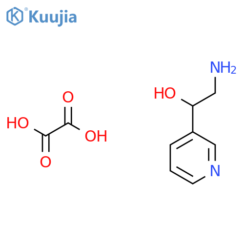 2-Amino-1-pyridin-3-YL-ethanol oxalate structure