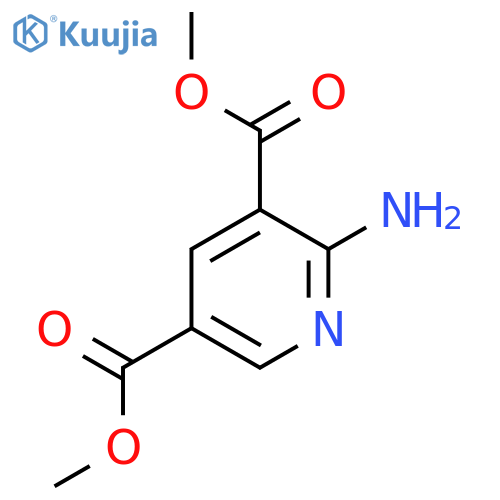 2-Amino-pyridine-3,5-dicarboxylic acid dimethyl ester structure