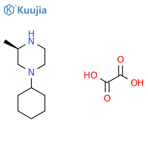 (R)-1-Cyclohexyl-3-methyl-piperazine oxalate structure