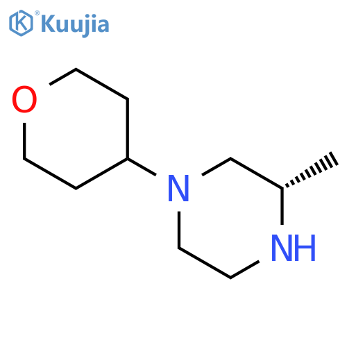 (3S)-3-methyl-1-(oxan-4-yl)piperazine structure