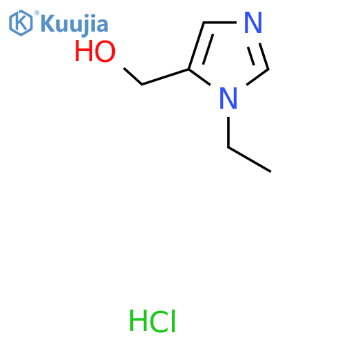 (3-Ethyl-3H-imidazol-4-yl)-methanol hydrochloride structure