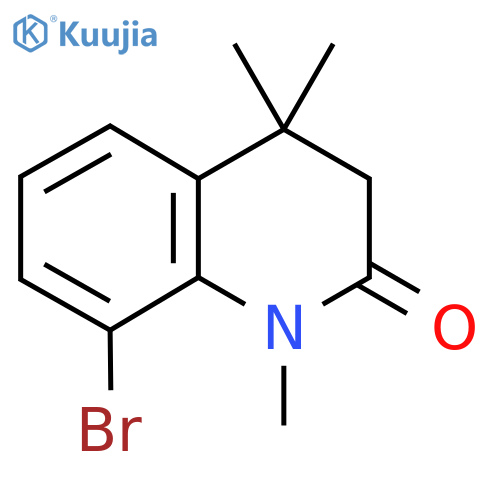 8-Bromo-1,4,4-trimethyl-3,4-dihydro-1H-quinolin-2-one structure