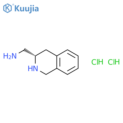 3(S)-aminomethyl-1,2,3,4-tetrahydroisoquinoline dihydrochloride structure
