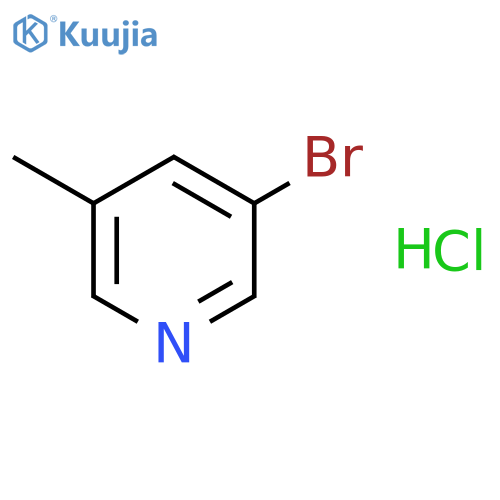 3-bromo-5-methylpyridine;hydrochloride structure