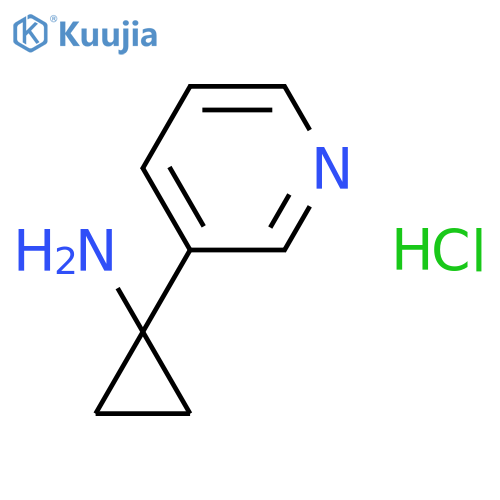 1-(Pyridin-3-yl)cyclopropanamine dihydrochloride structure