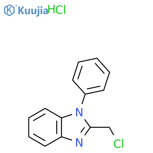 2-Chloromethyl-1-phenyl-1H-benzoimidazole hydrochloride structure