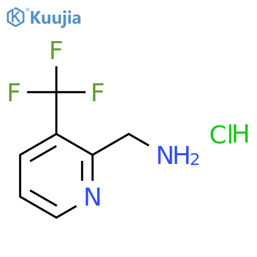 (3-Trifluoromethyl-pyridin-2-yl)methylamine hydrochloride structure