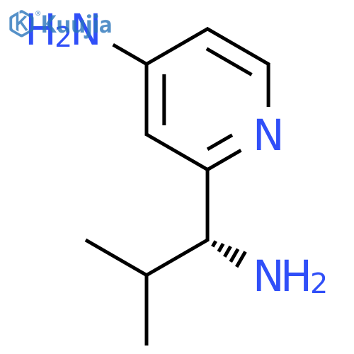 (R)-2-(1-Amino-2-methyl-propyl)-pyridin-4-ylamine structure