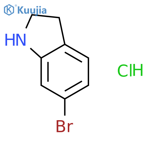 6-Bromoindoline hydrochloride structure