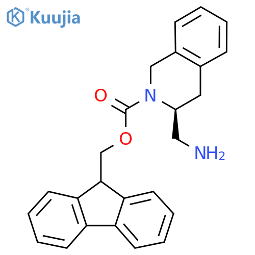 (S)-3-Aminomethyl-2-fmoc-1,2,3,4-tetrahydro-isoquinoline structure