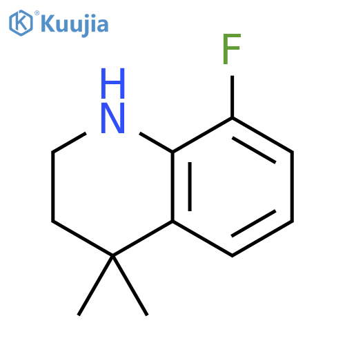8-Fluoro-4,4-dimethyl-2,3-dihydro-1H-quinoline structure