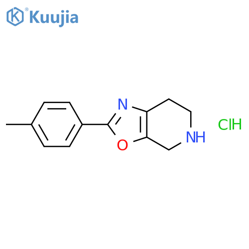 2-p-Tolyl-4,5,6,7-tetrahydro-oxazolo5,4-cpyridine Hydrochloride structure