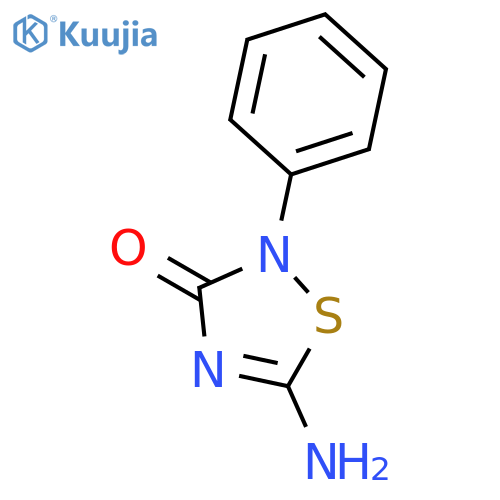 1,2,4-THIADIAZOL-3(2H)-ONE, 5-AMINO-2-PHENYL- structure