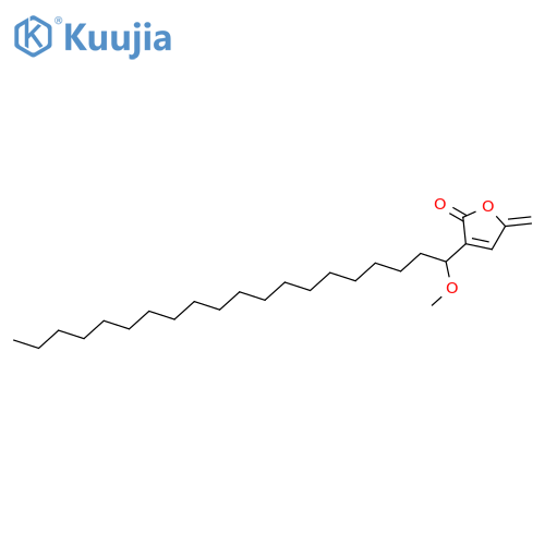3-(1-methoxyeicosyl)-5-methylene-5H-furan-2-one structure