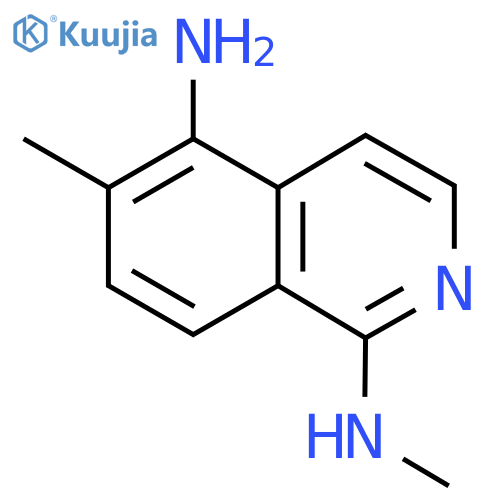 N1,6-Dimethylisoquinoline-1,5-diamine structure