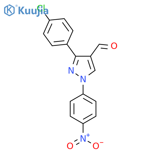 3-(4-Chlorophenyl)-4-formyl-1-(4-nitrophenyl)-1H-pyrazole structure