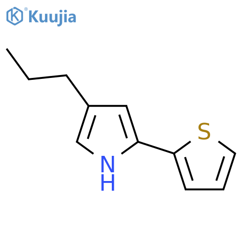 1H-Pyrrole, 4-propyl-2-(2-thienyl)- structure
